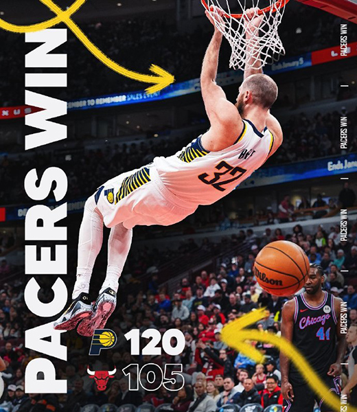 12月06日 NBA常规赛 步行者vs公牛 全场录像及集锦